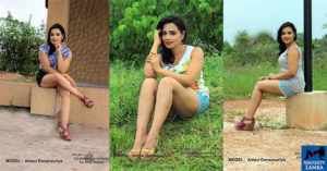 Amavi Danansuriya Hot Photo Shoot In Mini Short