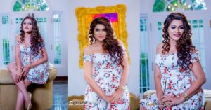 Chulakshi Ranathunga Hot in White Dress