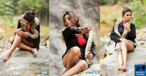 Anushka Niranjali Poses With A Python