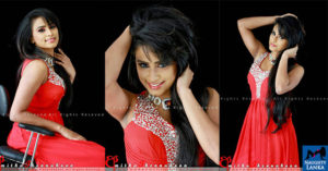 Ayesha Rodrigo Hot Photoshoot In Red Dress