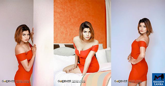 Dilini Aththanayake In Tight Red Dress