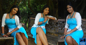 Dulani Anuradha Blue Tight Dress Hot Photos