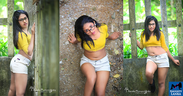 Harshi Aysha Hot In Tight Mini Shorts