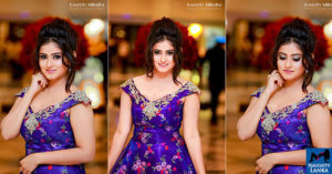 Maneesha Chanchala Looks Gorgeous In The Purple Dress