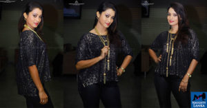 Himali Siriwardana Hot Tight Black Pants