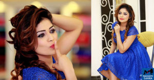 Lakmali S Perera Blue Dress Hot Photos