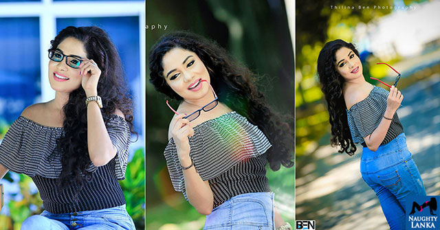 Sinethi Akila Hot Photoshoot In Tight Jeans
