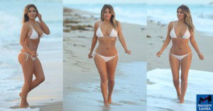 Kim Kardashian On The Miami Beach
