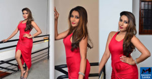 Ashiya Dassanayake Tight Red Dress