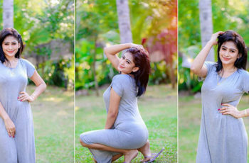 Piumi Hansamali Blue Hot Denim