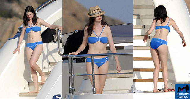 Anne Hathaway Hot Photos On A Yacht